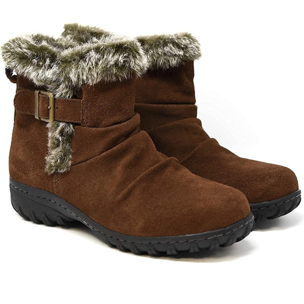 Khombu Women's All-Weather Lindsey Suede Boots